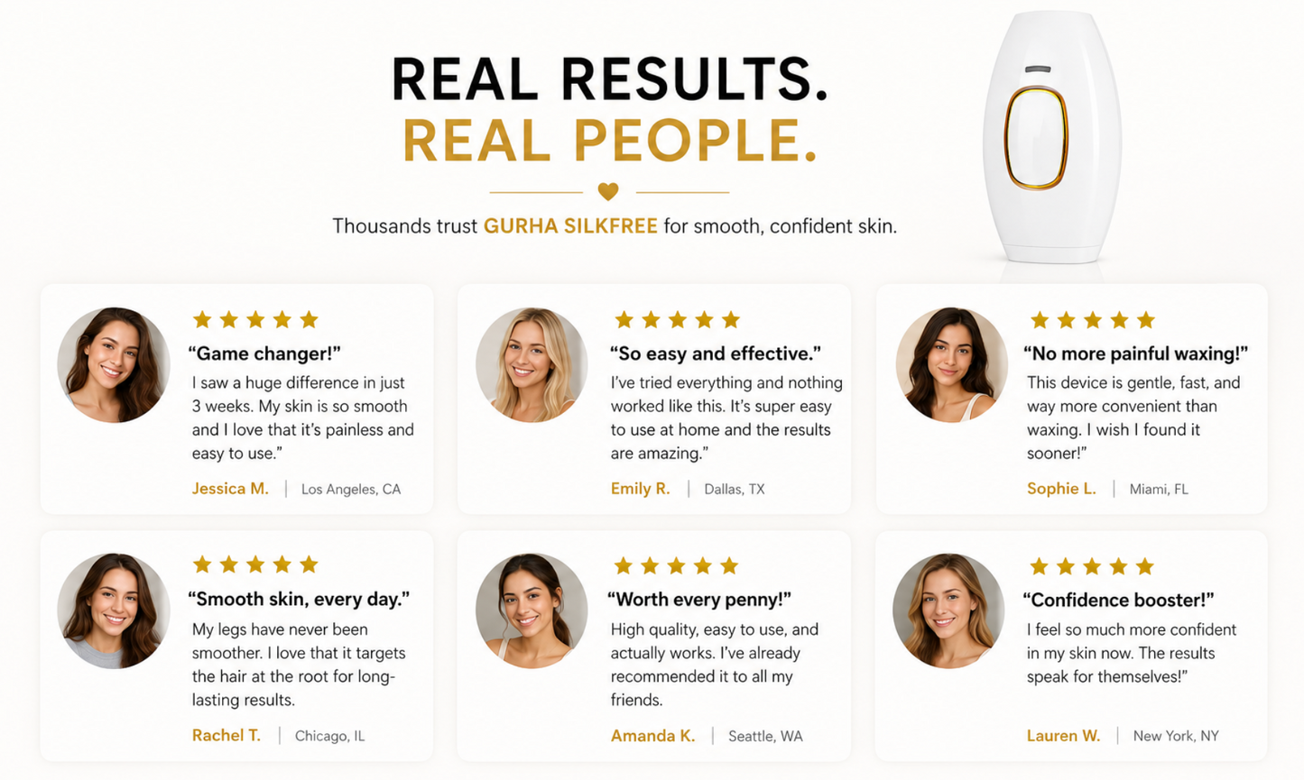 Gurha SilkFree- IPL Laser hair removal machine