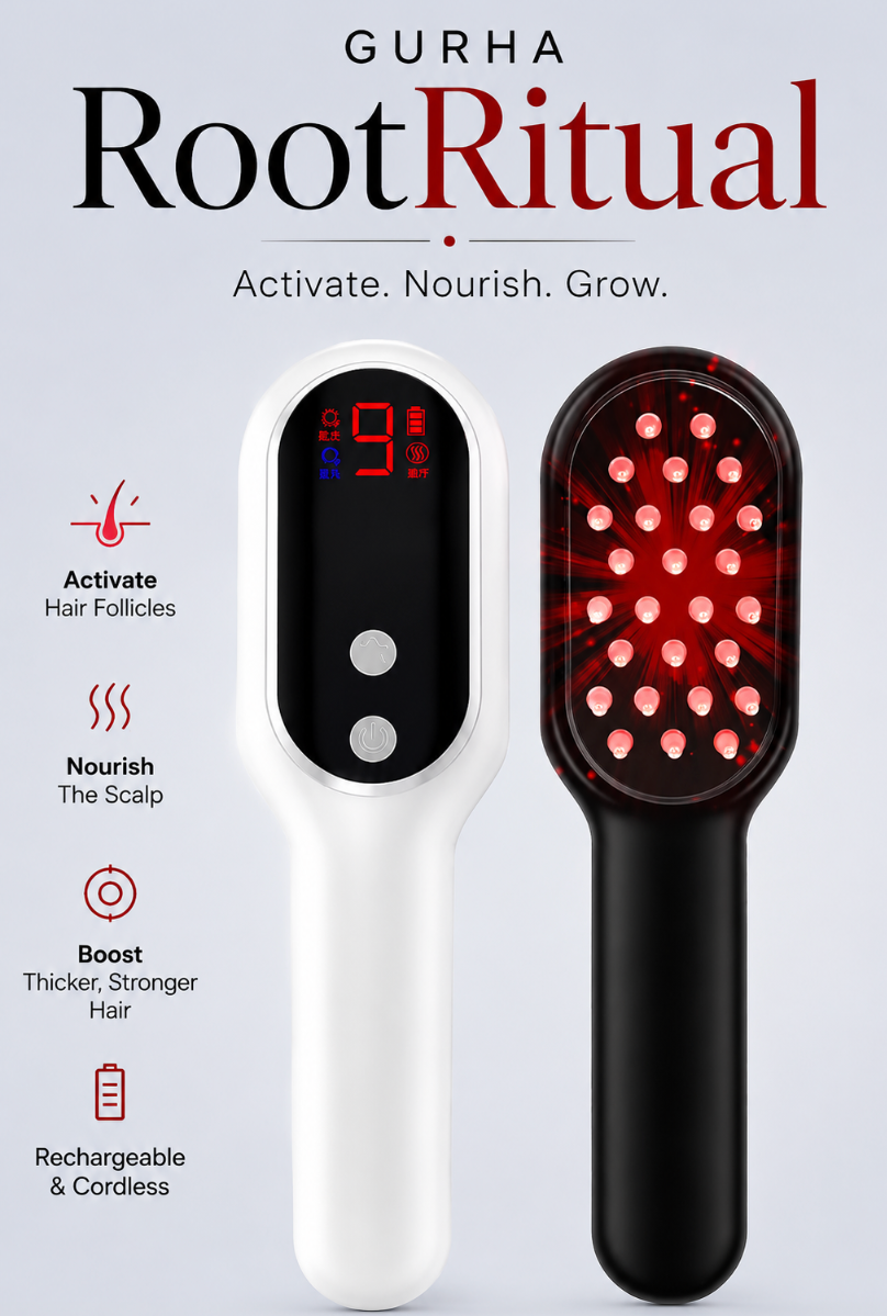 Gurha RootRitual- Anti hair loss massage comb