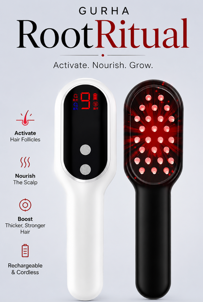 Gurha RootRitual- Anti hair loss massage comb